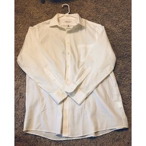 Van Heusen men collar button down dress shirt